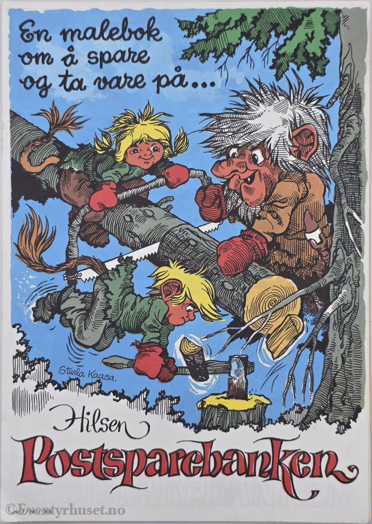 En malebok om å spare og ta vare på. Aktivitetshefte.