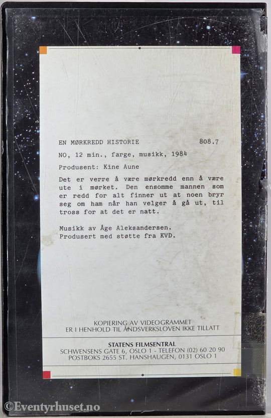 En mørkredd historie (1993). VHS Big Box.