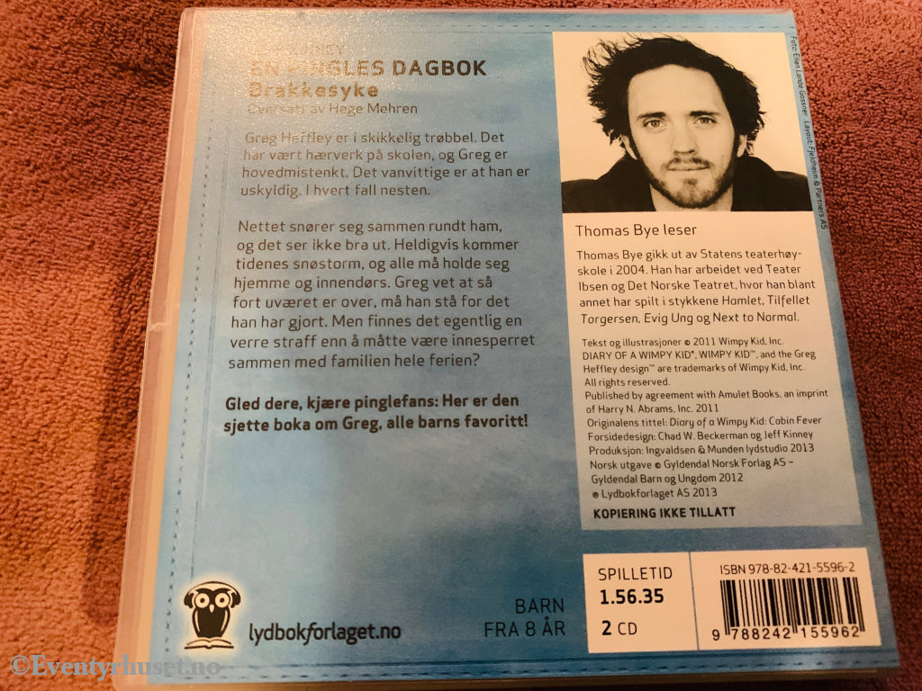 En pingles dagbok: Brakkesyke. Lydbok på CD.