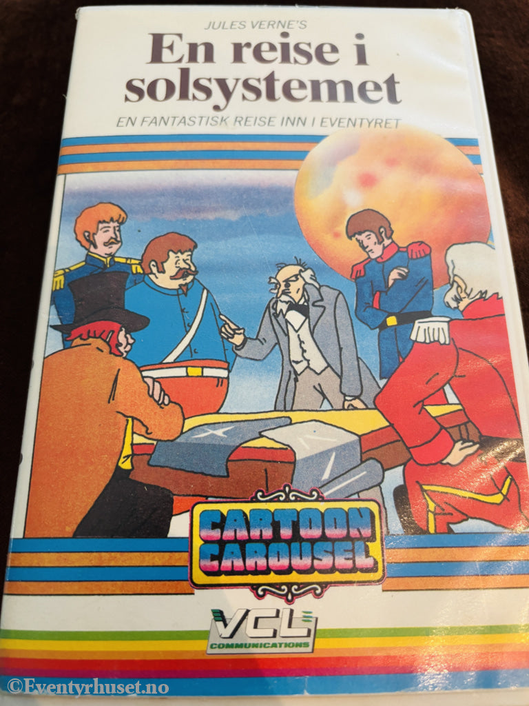 En reise i solsystemet (Jules Verne, 1980-tallet). VHS Big Box