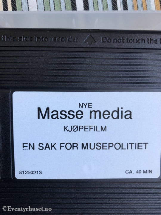 En Sak For Musepolitiet. Vhs. Vhs