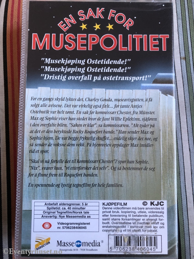 En Sak For Musepolitiet. Vhs. Vhs