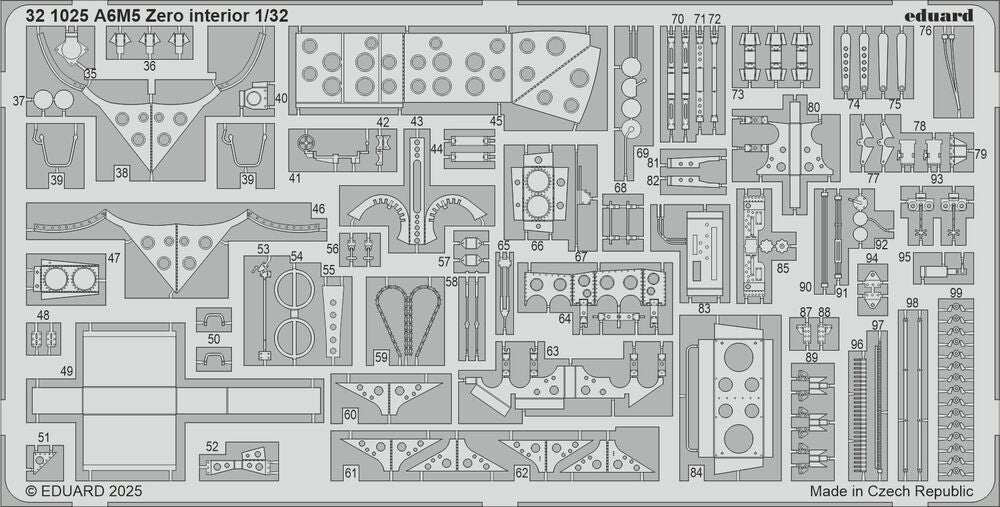 A6M5 Zero interior  TAMIYA