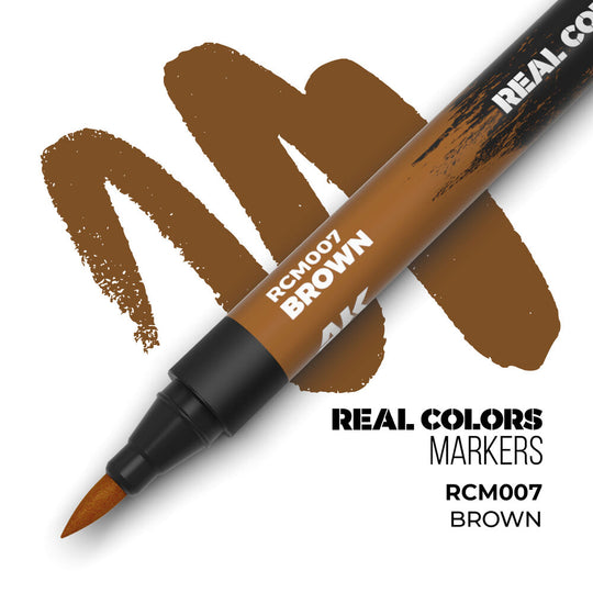 Real Colors Markers: BROWN