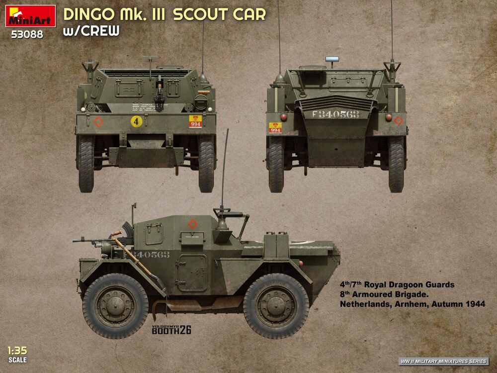 Dingo Mk. III Scout Car w/ Crew