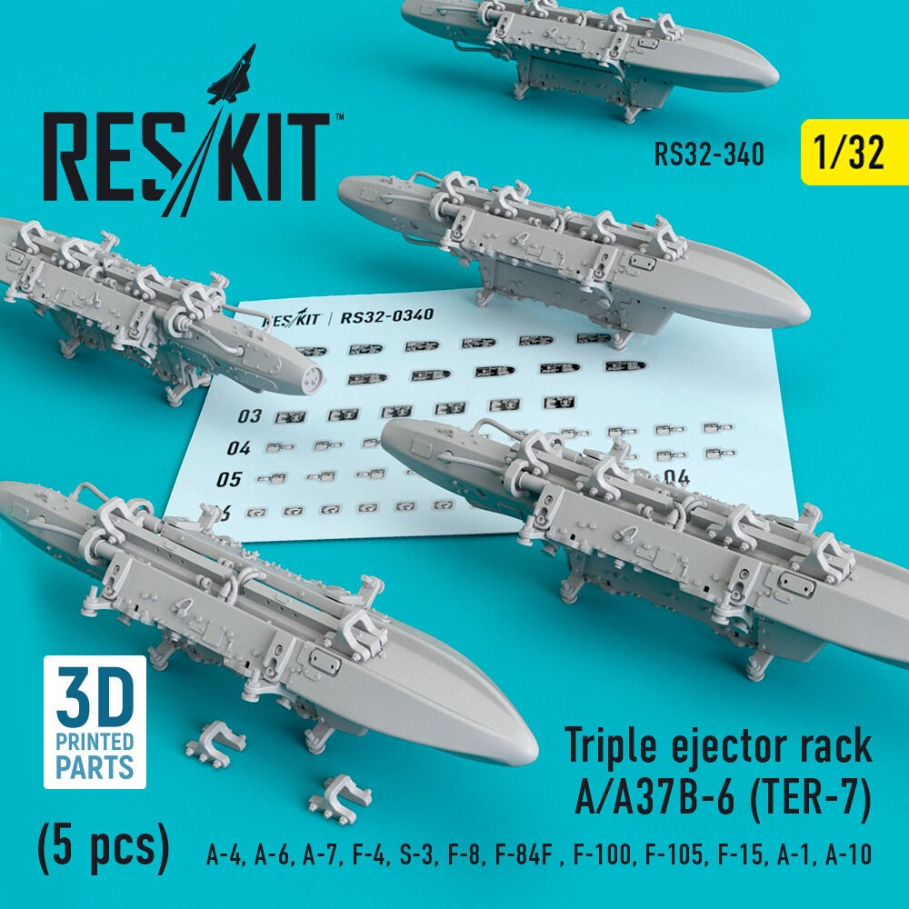 Triple Ejector Rack A/A37B-6 (TER-7) (5 pcs) (A-4, A-6, A-7, F-4, S-3,F-8, F-84F, F-100, F-105, F-15, A-1, A-10)