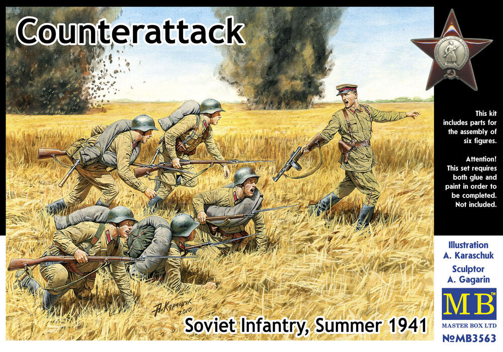 Counterattack, Soviet infantry, 1941