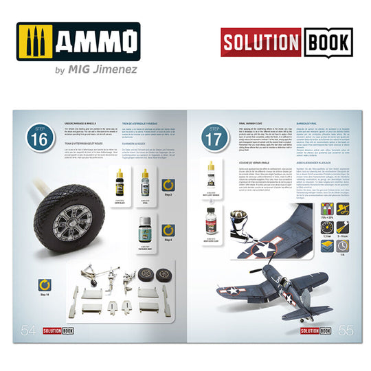SOLUTION BOOK 14 - How to Paint US Navy WWII Late (English, Castellano, Français, Deutsch)