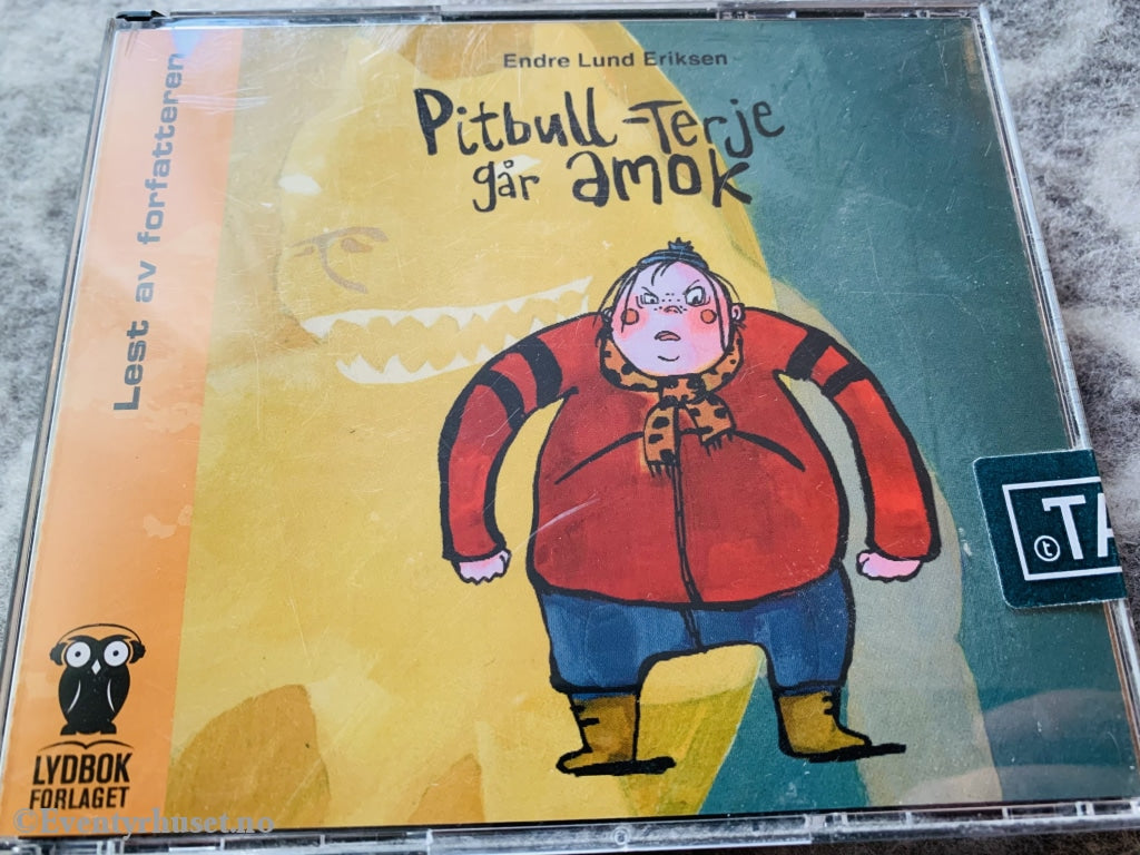 Endre Lund Eriksen. 2002. Pitbull-Terje Går Amok. Lydbok På 3 X Cd.