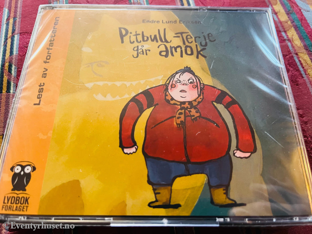 Endre Lund Eriksen. 2002. Pitbull - Terje Går Amok. Lydbok På 3 X Cd. Ny I Plast!