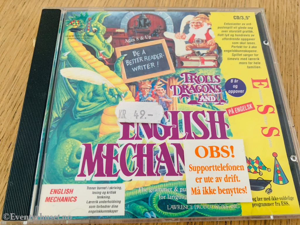 English Mechanics: Trolls, Dragons and English. PC-spill.