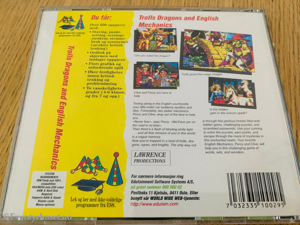 English Mechanics: Trolls, Dragons and English. PC-spill.