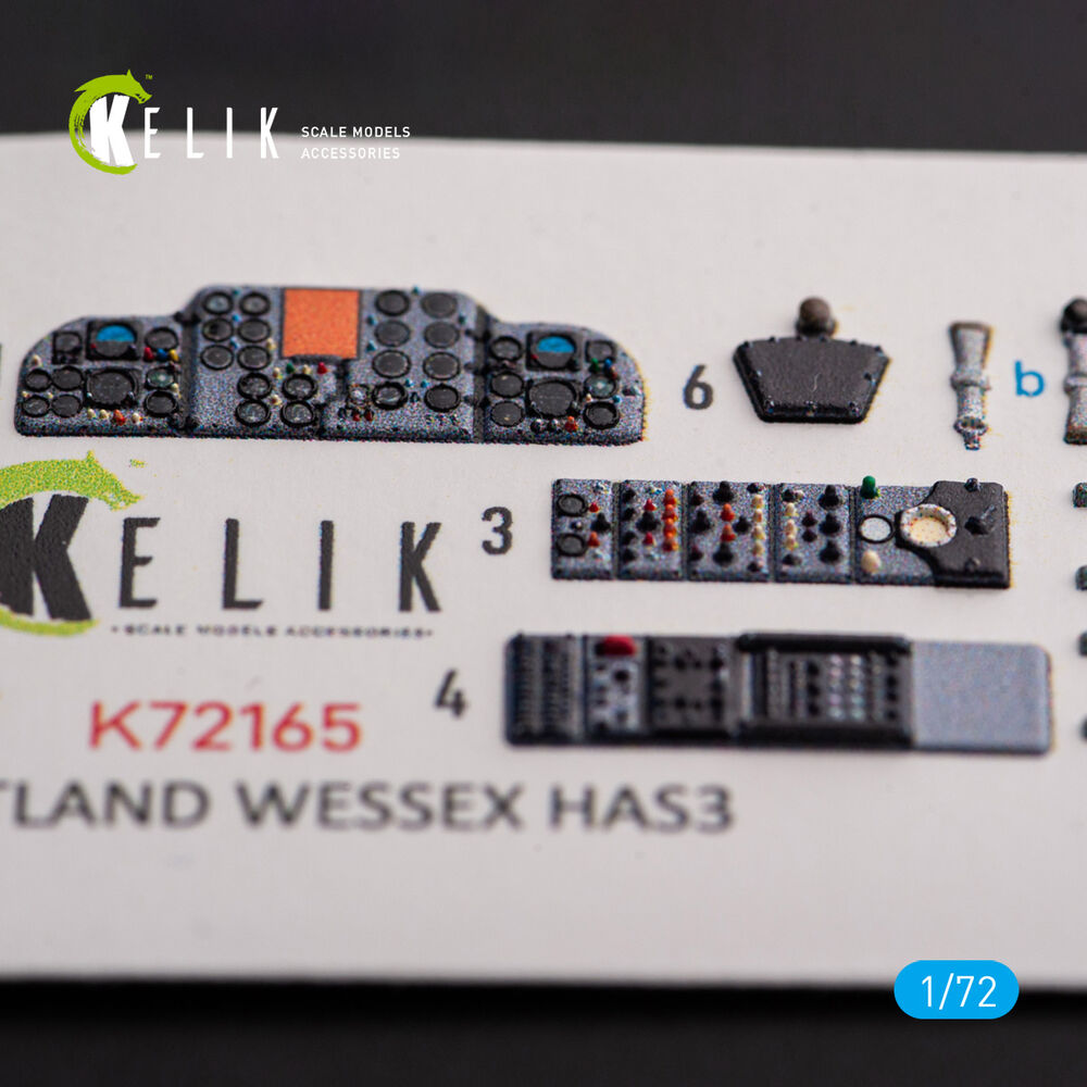 Westland Wessex HAS.3 - interior 3D decals for Italeri kit