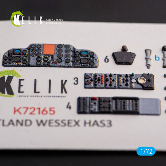 Westland Wessex HAS.3 - interior 3D decals for Italeri kit