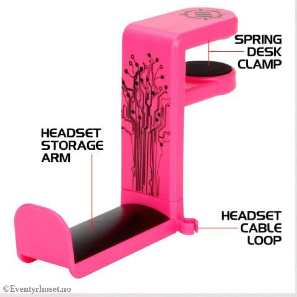 Enhance Headphone Mount Pink Home & Gifts