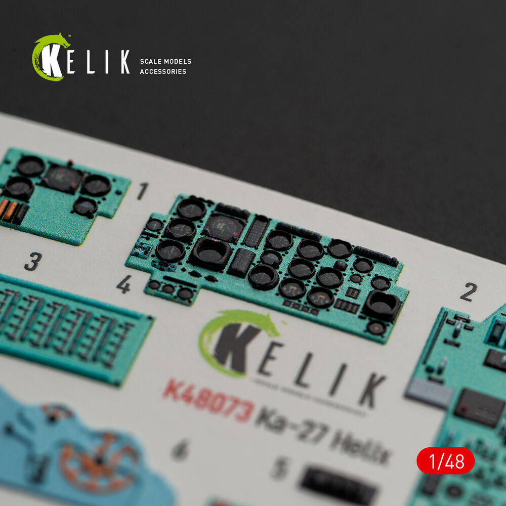 Ka-27 Helix interior 3D decals for HobbyBoss kit