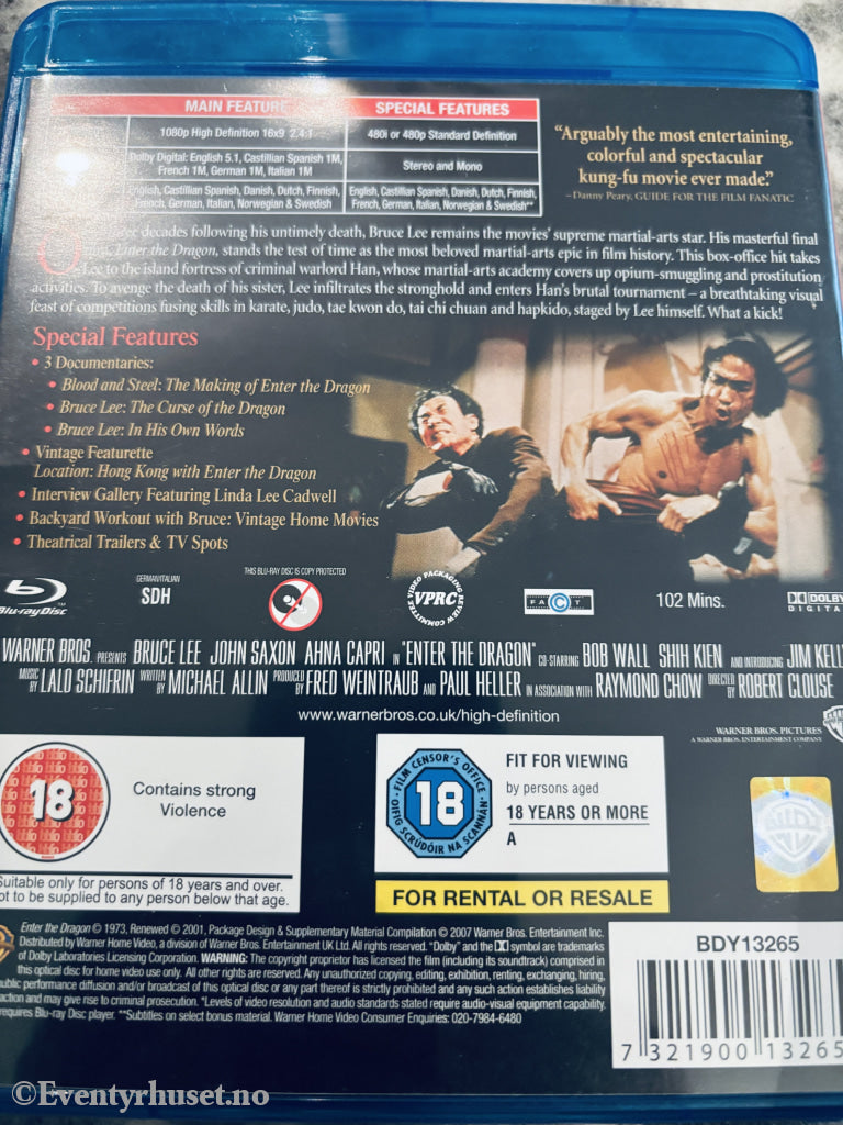 Enter the Dragon. Blu-ray.