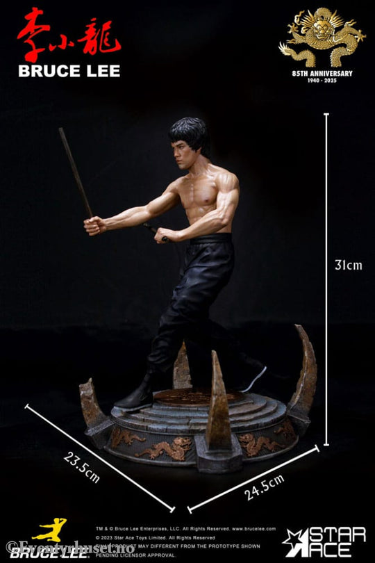 Enter the Dragon Movie Statue 1/6 Bruce Lee Kali Sticks Fight Normal Basement Version 30 cm Collectibles