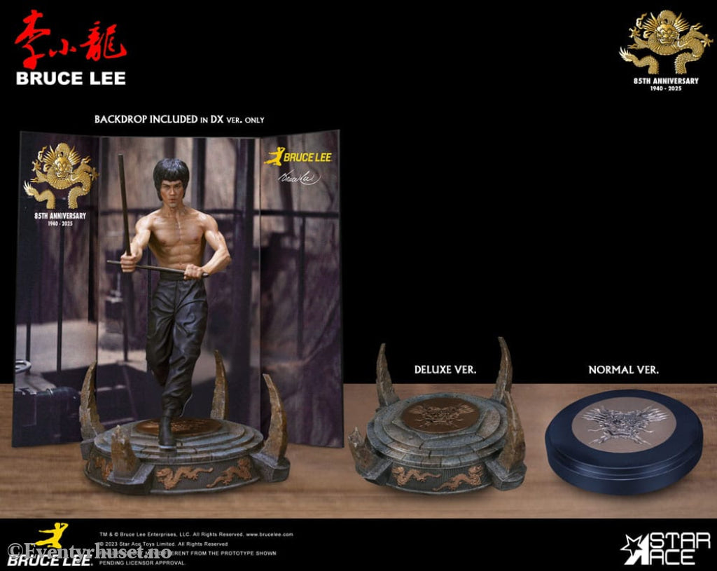 Enter the Dragon Movie Statue 1/6 Bruce Lee Kali Sticks Fight Normal Basement Version 30 cm Collectibles