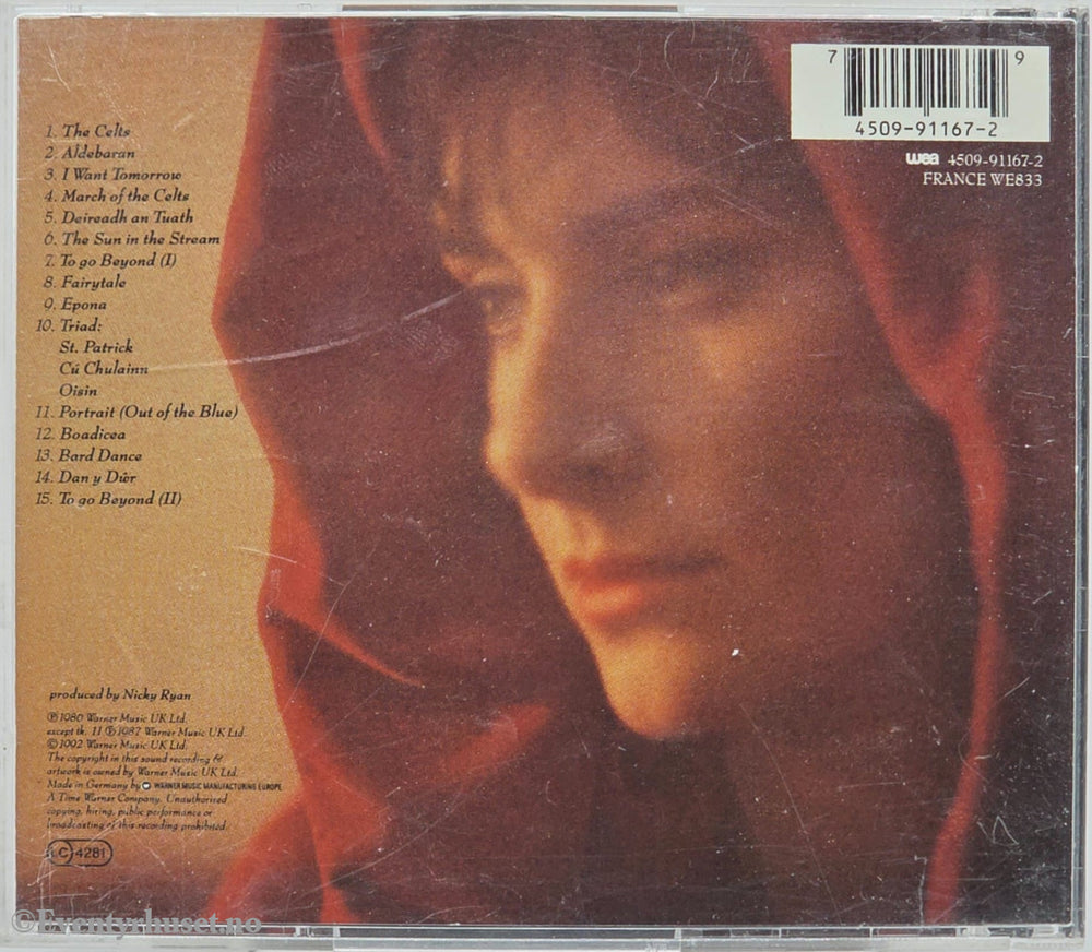 Enya. 1992. The Celts. Musikk-CD.