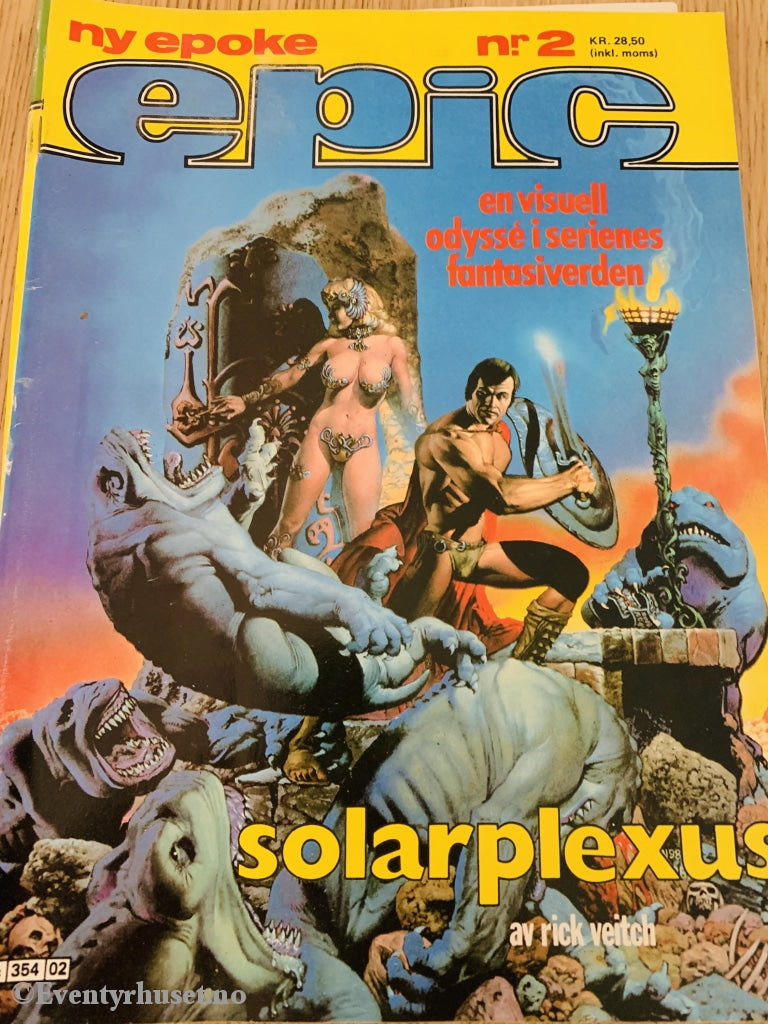 Epic Nr. 02. 1983 (Solarplexus). Tegneserieblad