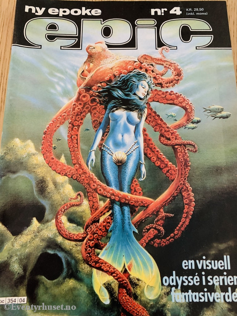 Epic Nr. 04. 1983 (En Visuell Odyssé I Serienes Fantasiverden). Tegneserieblad