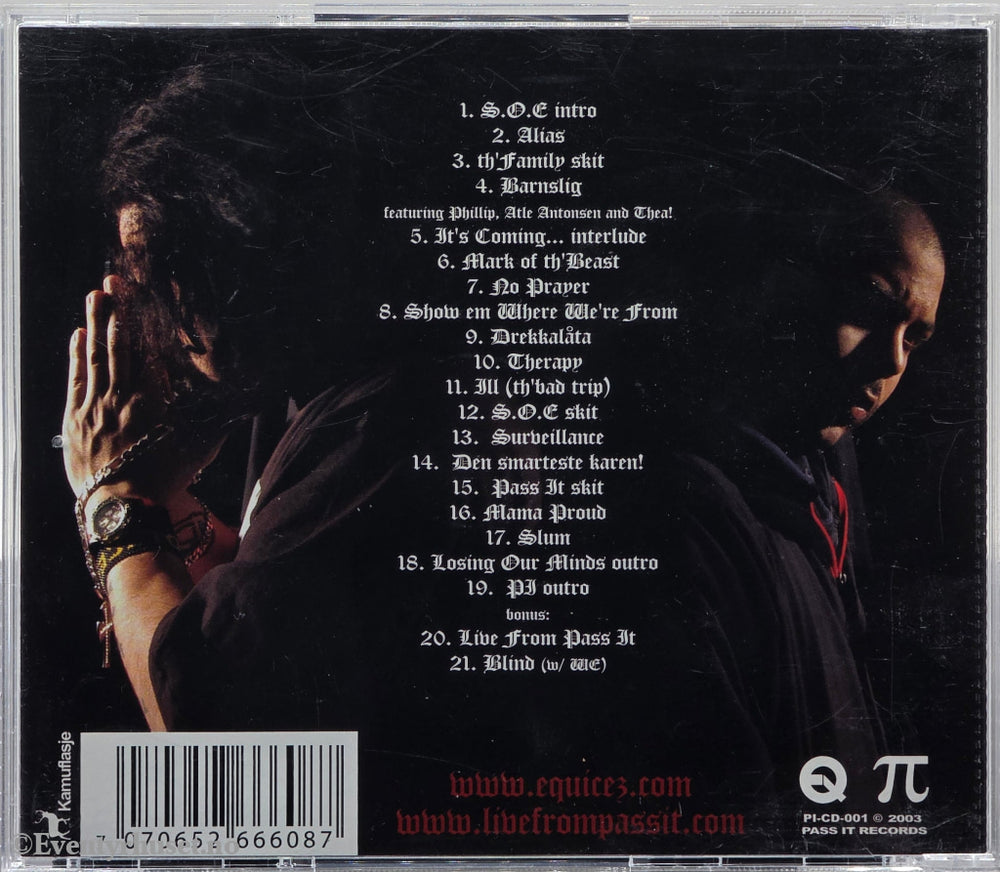 Equicez. 2003. State of Emergency. CD.