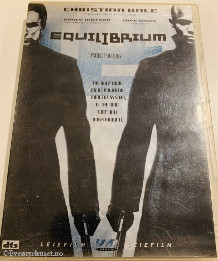Equilibrium. 2002. Dvd Leiefilm.