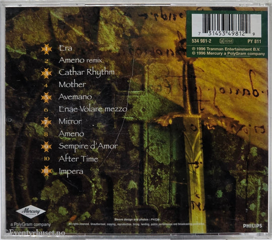 ERA. 1996. ERA. Musikk-CD.