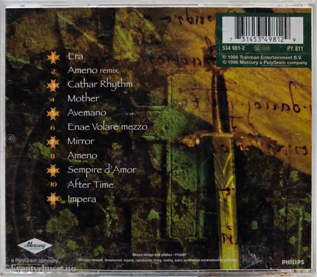 Era (1996) - Era. Musikk-CD.