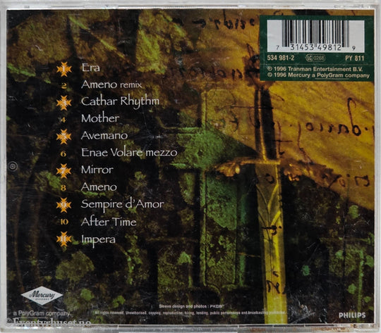 Era (1996) - Era. Musikk-CD.