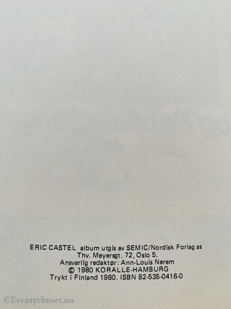 Eric Castel Og Pablito-Gjengen. 1980. Tegneseriealbum