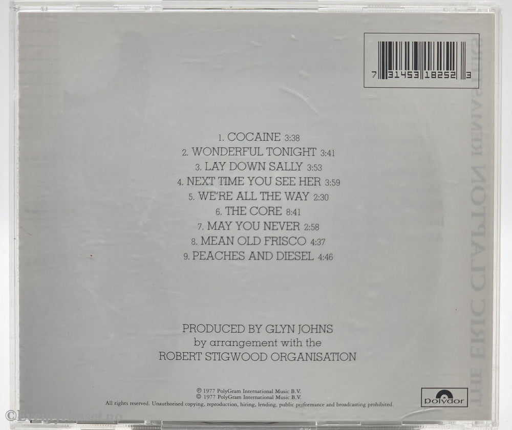 Eric Clapton. 1977. Slowhand (Eric Clapton Remasters). CD.