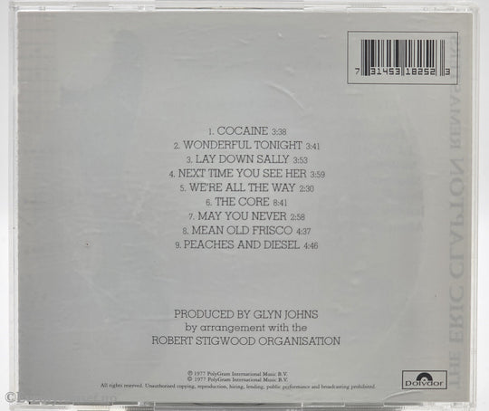 Eric Clapton. 1977. Slowhand (Eric Clapton Remasters). CD.