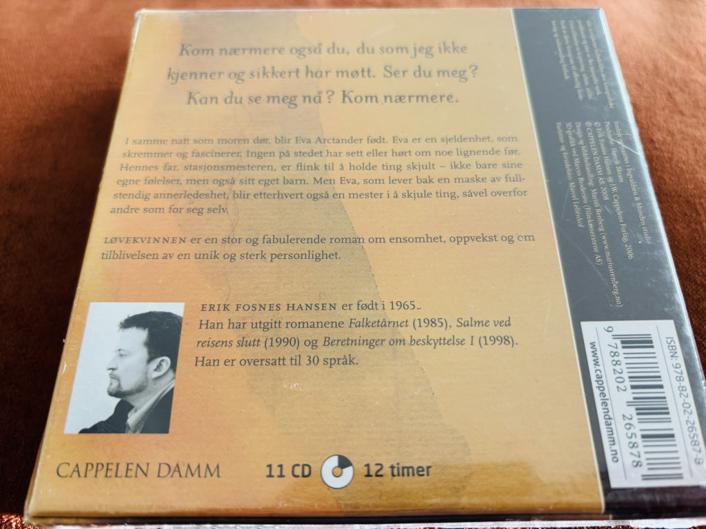Erik Fosnes Hansen Løvekvinnen. Lydbok på CD. Ny i plast!