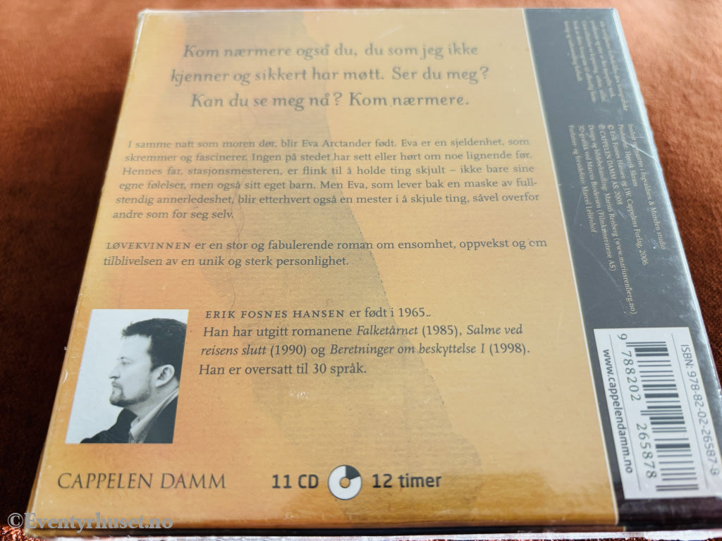 Erik Fosnes Hansen Løvekvinnen. Lydbok på CD. Ny i plast!