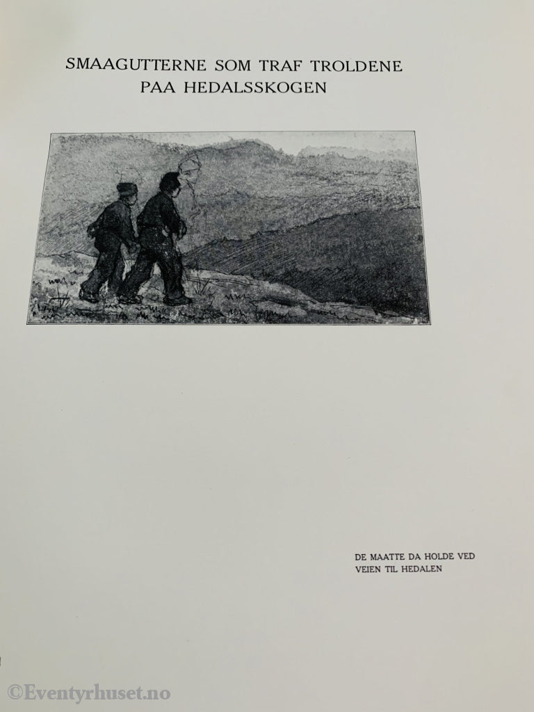 Erik Werenskiold. 1910. Samtlige Tegninger Og Studier Til Norske Folkeventyr Ved P.chr. Asbjørnsen