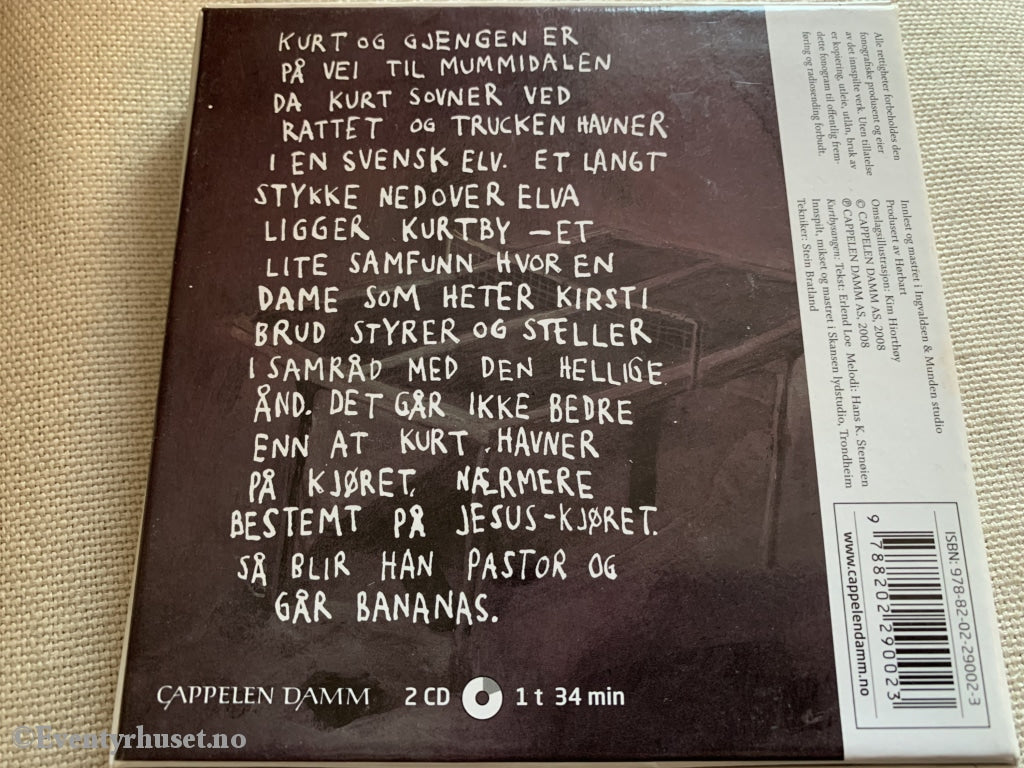 Erlend Loe. 2008. Kurtby. Lydbok På 2 Cd.