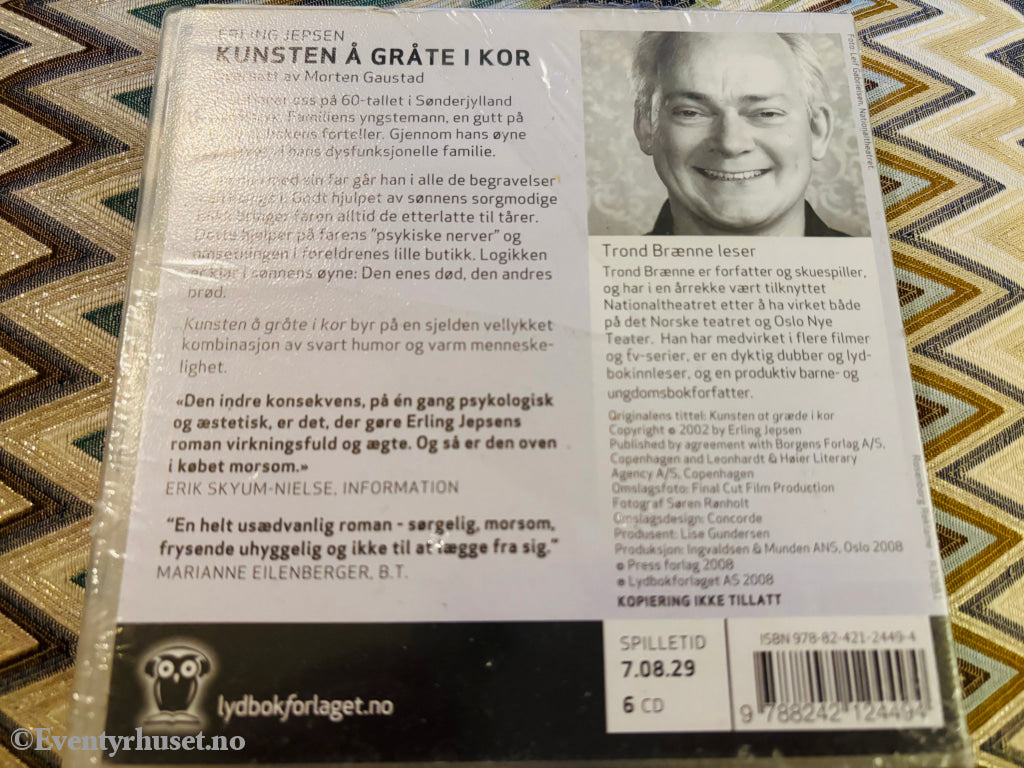 Erling Jepsen. Kunsten å gråte i kor. Lydbok på 6 CD. Ny i plast!