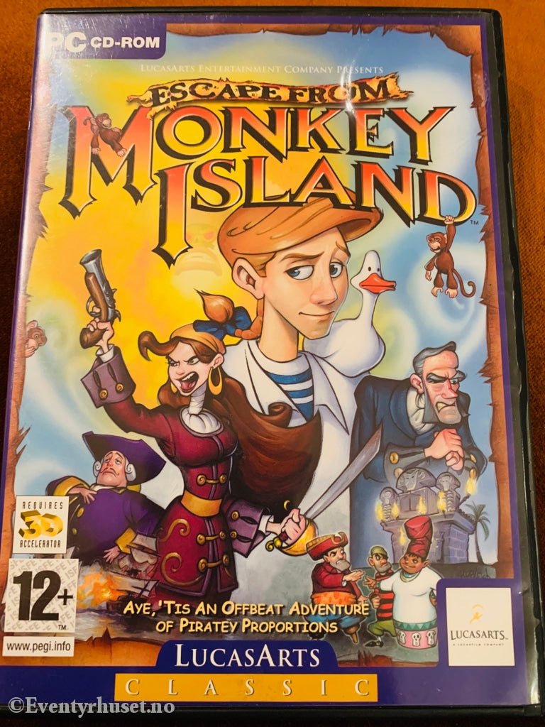 Escape From Monkey Island. Pc-Spill. Pc Spill