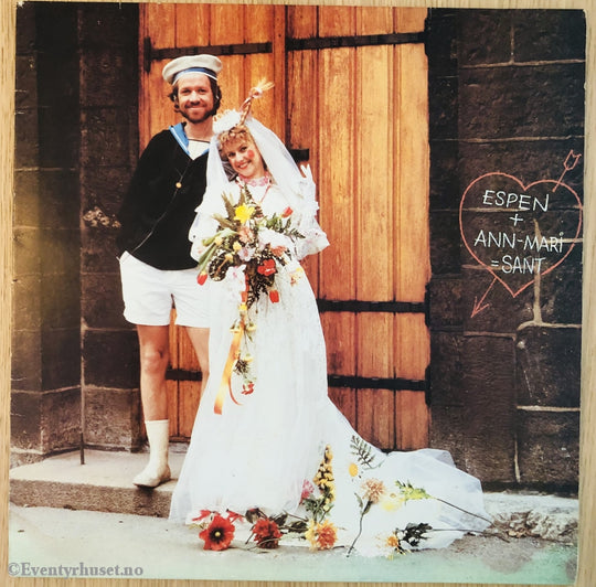 Espen + Ann-Mari = Sant. 1982. Lp. Lp Plate
