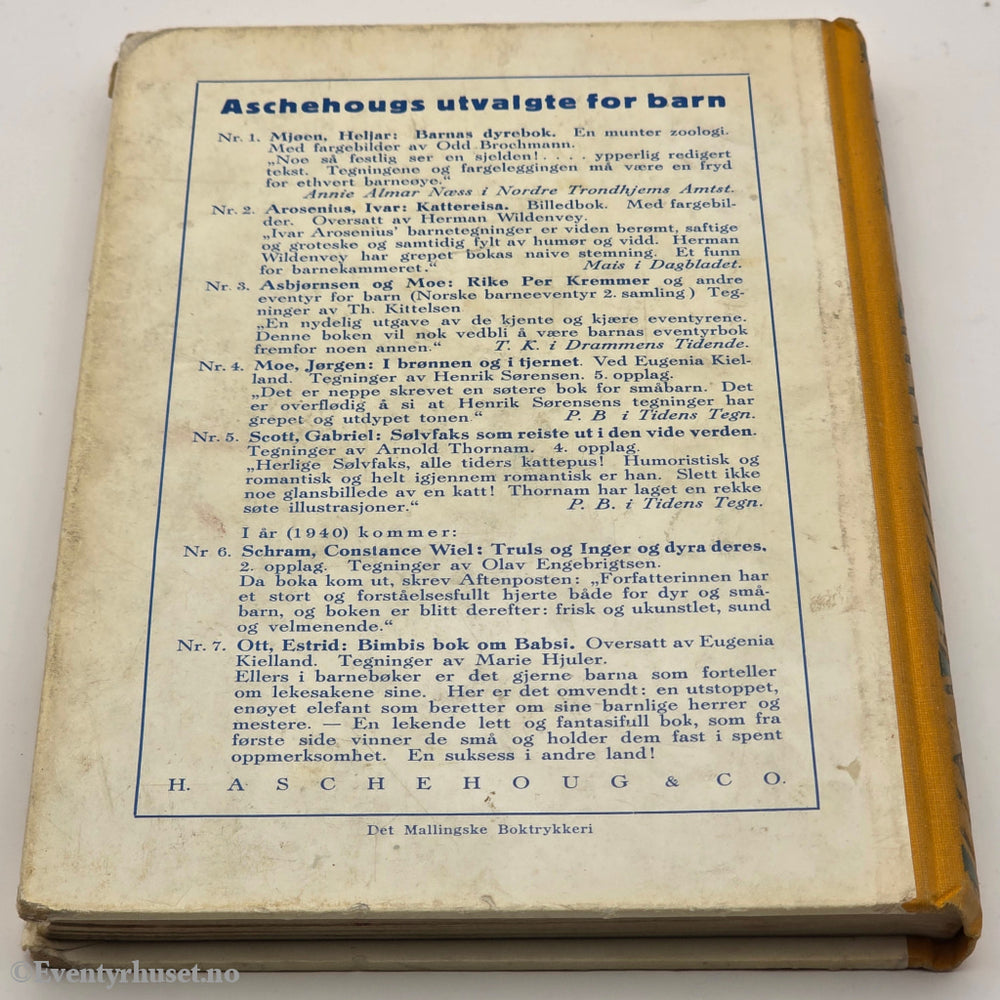 Estrid Ott. 1938. Bimbis bok om Babsi. Bok.