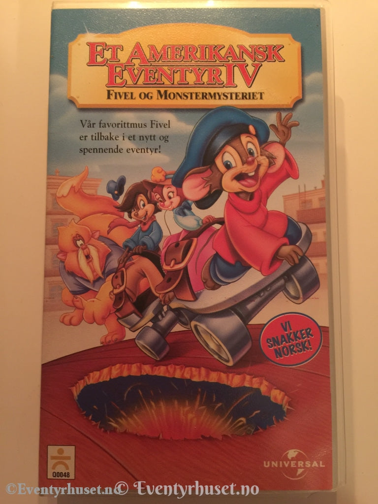 Et Amerikansk Eventyr 4. Fivel Og Monstermysteriet. 1999. Vhs. Vhs