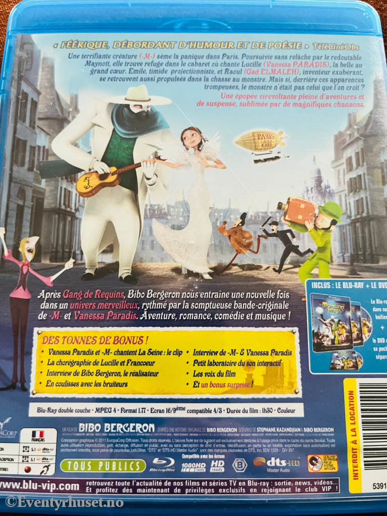 Et Monster I Paris. Blu Ray. Fransk Utgave Med Engelsk Tale. Blu-Ray Disc