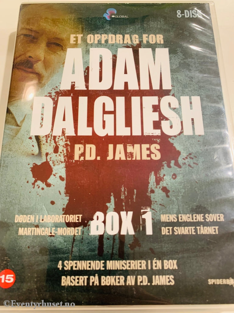 Et Oppdrag For Adam Dalgliesh. Box 1. 1983-86. Dvd Samleboks.