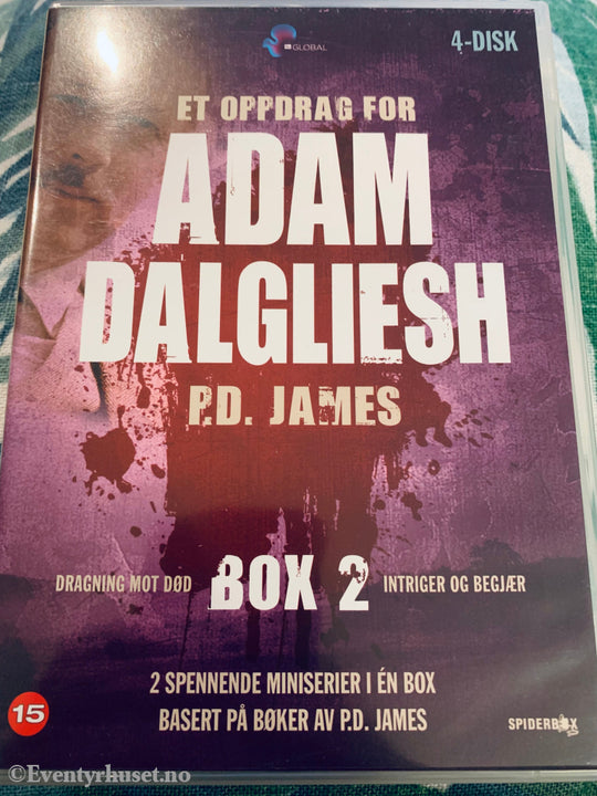 Et Oppdrag For Adam Dalgliesh. Box 2. 1983-86. Dvd Samleboks.