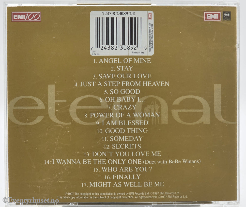 Eternal. 1997. The Best (Greatest Hits). CD.