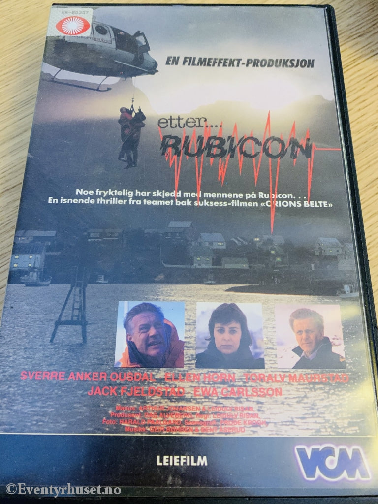 Etter Rubicon. 1988. Vhs Big Box.