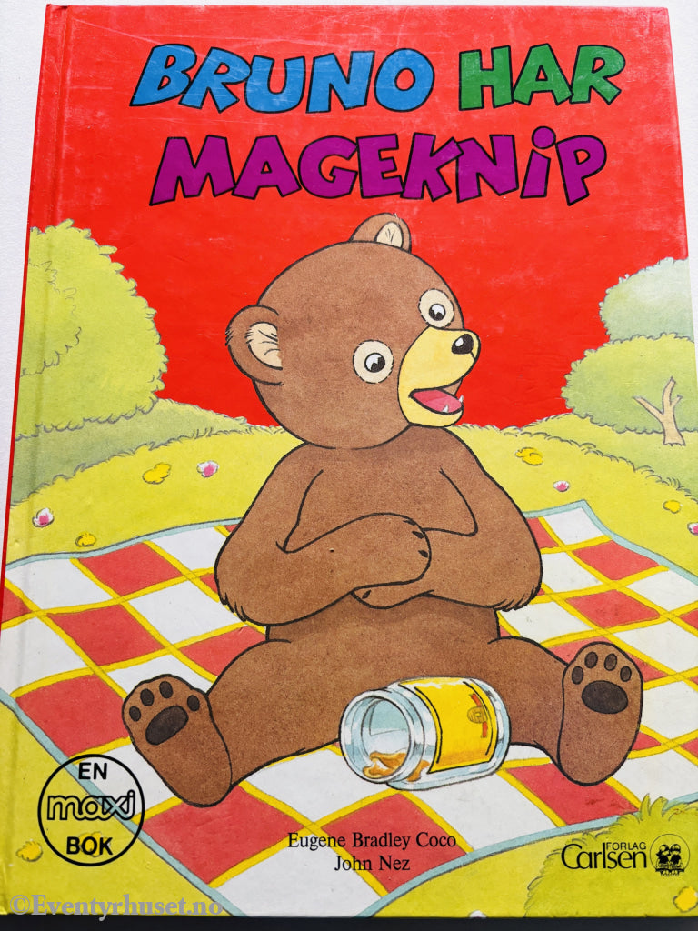 Eugene Bradley Coco. Bruno har mageknip. 1991. Barnebok.