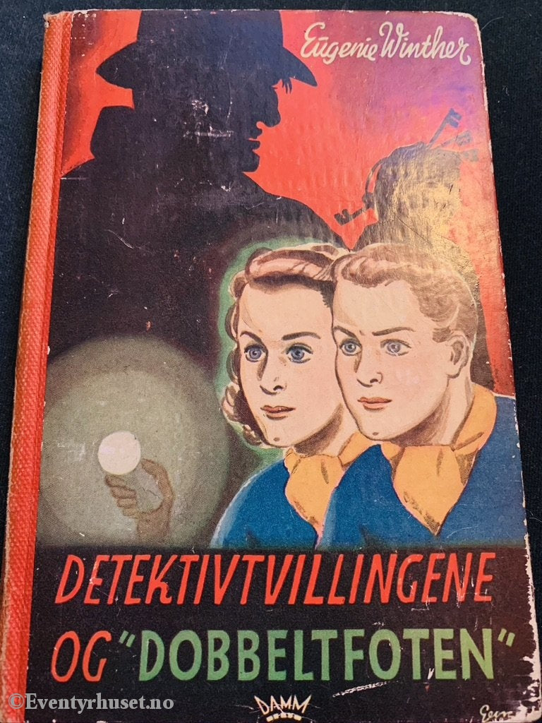 Eugenie Winther. 1945. Detektivtvillingene Og Dobbeltfoten. Fortelling